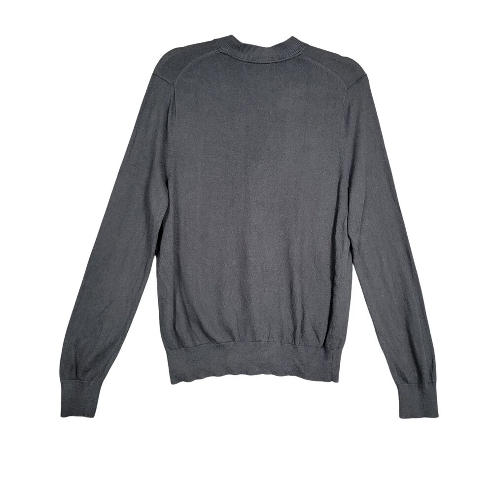 BANANA REPUBLIC Black Silk Cashmere Blend Button Cardigan Academia SIZE SMALL - Picture 2 of 11
